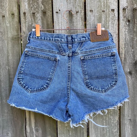 Vintage Pants - Vintage Girbaud Cutoff Jean Shorts 90s Size 26 27